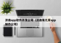 济南app软件开发公司（济南有几家app制作公司）