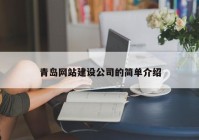 青岛网站建设公司的简单介绍